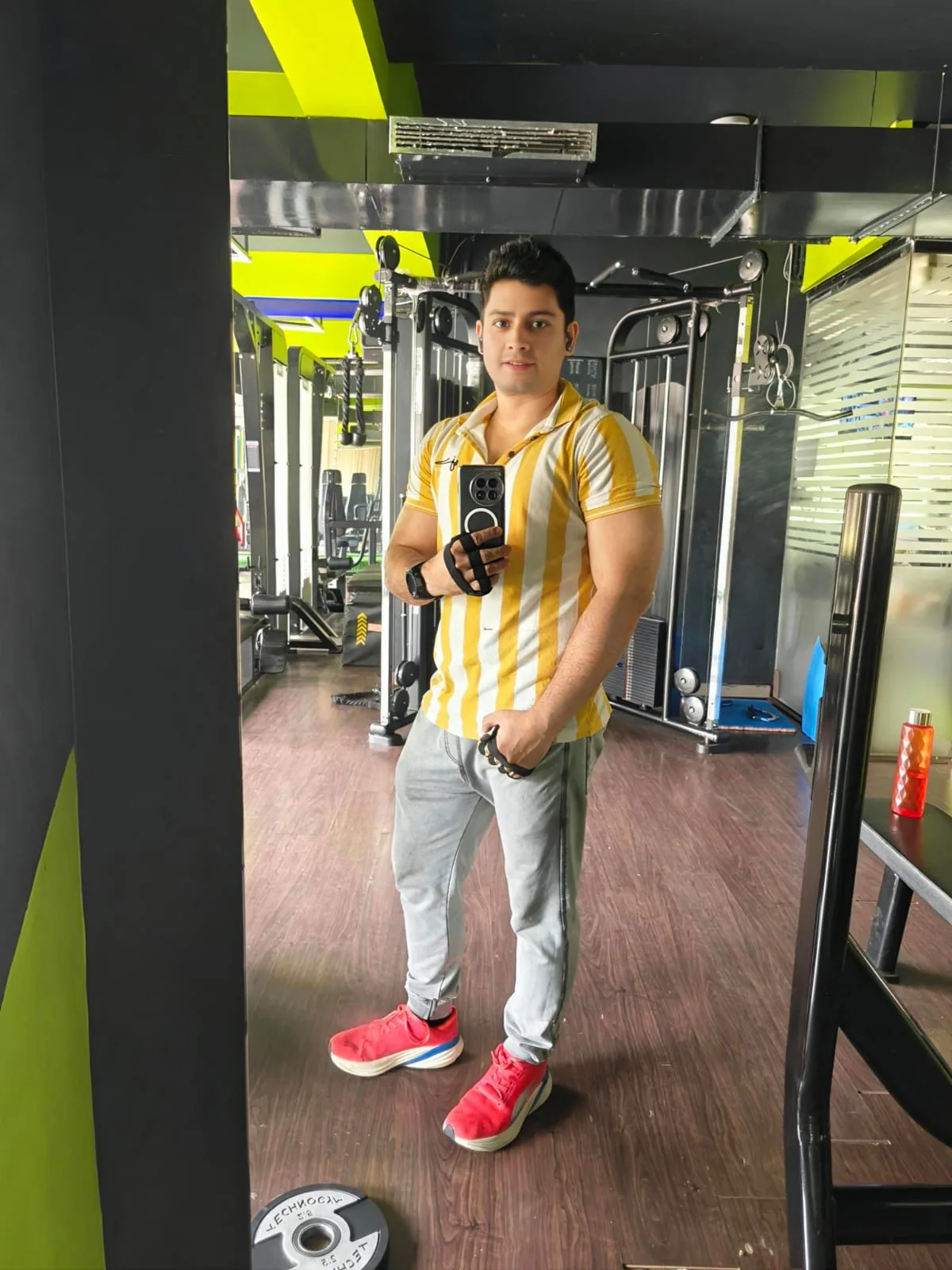 Gaurav training after building a consistent fitness practice